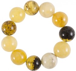 Bracelet made of large amber balls