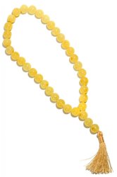 Amber rosary with tassel (Buddhist)