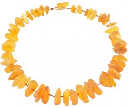 Beads-string with amber