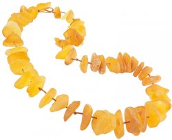 Beads-string with amber