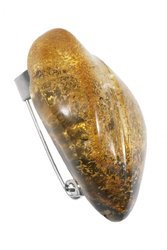 Amber brooch