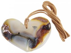 Amber pendant “Heart”