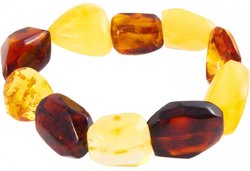 Bracelet made of multi-colored amber “Grand”