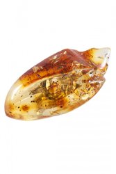 Amber brooch “Flame”