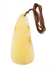 Pendant “Shell” on a wax rope