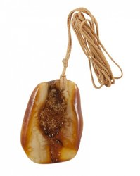 Pendant “Corn” on a waxed rope