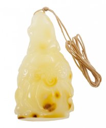 Buddha pendant on a wax rope