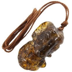 Pendant “Ram” on a wax rope