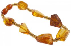 Bracelet made of figured stones