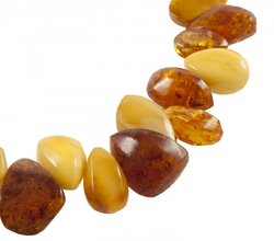 Bracelet made of amber stones