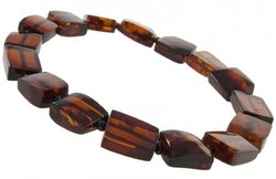 Cognac amber bracelet “Favorite”