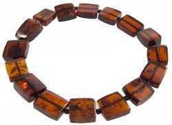 Cognac amber bracelet “Favorite”