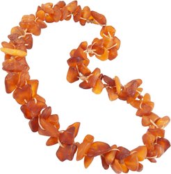 Braided amber beads