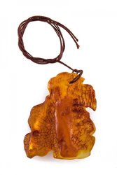 "Rose" pendant on a wax rope