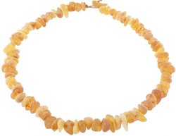 Beads made of polished amber stones (medicinal)