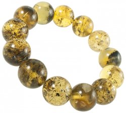 Bracelet made of amber balls