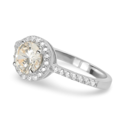 Silver Zircon Ring