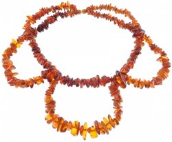 Amber beads “Chamomile”