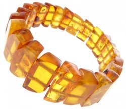 Bracelet made of amber stones