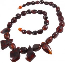 Amber necklace "Lauren"