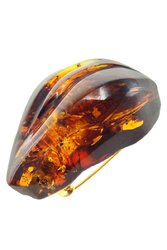 Amber brooch