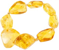 Amber bracelet in light shades “Meline”