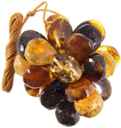 Pendant “Amber bunch”