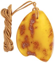 Amber pendant honey color