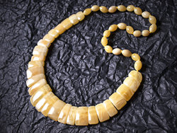 Light amber beads “Angel”