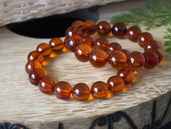 Bracelet made of amber balls