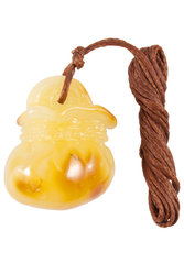 Amber pendant “Bag”