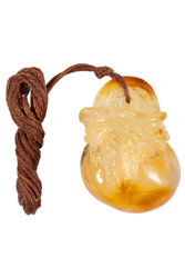 Amber pendant “Bag”