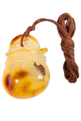 Amber pendant “Bag”