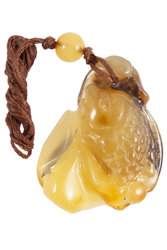 Amber pendant "Fish"