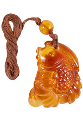 Amber pendant “Fish”