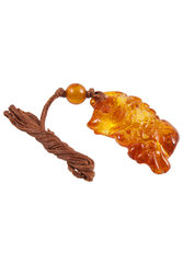 Amber pendant "Fish"