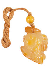 Amber pendant “Fish”