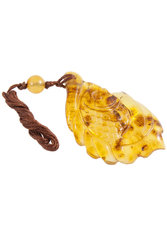 Carved amber pendant “Fish”