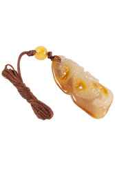 Amber pendant “Seahorse”