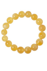 Bracelet made of light amber balls