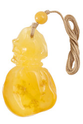 Amber pendant “Bag”