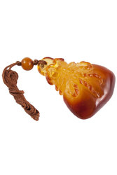 Amber pendant “Bag”