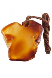 Amber pendant "Rose"