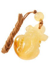 Amber pendant “Bag”