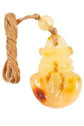 Amber pendant “Bag”