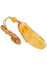 Amber pendant "Corn"