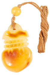 Amber pendant “Bag”