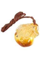 Amber pendant “Bag”