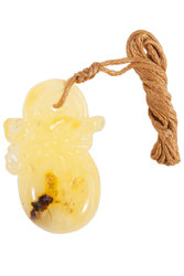 Amber pendant “Bag”