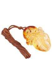 Amber pendant “Bag”